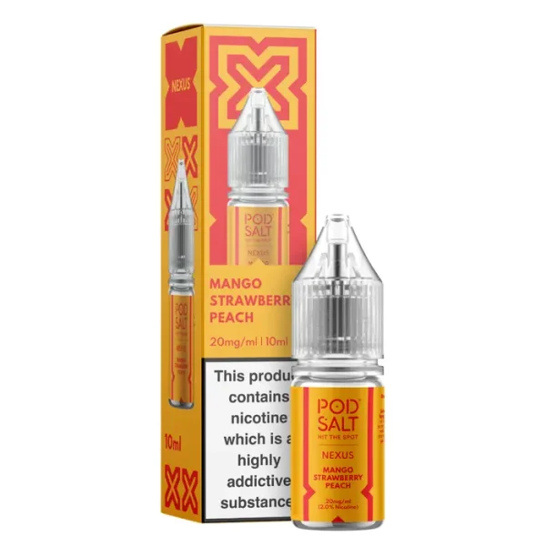 Mango Strawberry Peach 5PCS Box 10ml 20mg Pod Salt Nexus