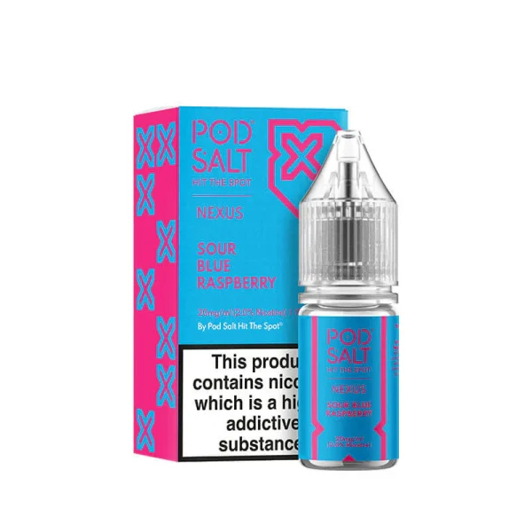 Sour Blue Raspberry 5PCS Box 10ml 20mg Pod Salt Nexus