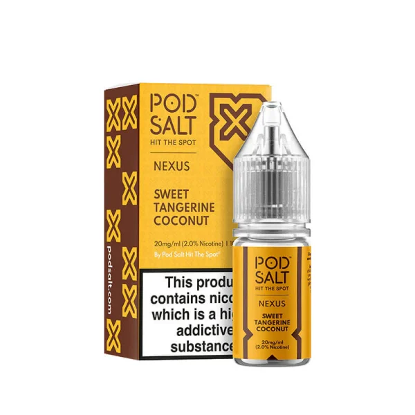Sweet Tangerine Coconut 5PCS Box 10ml 20mg Pod Salt Nexus