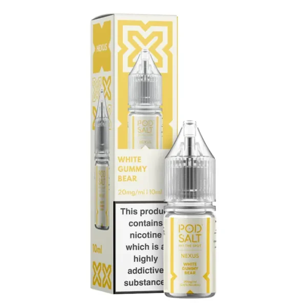 White Gummy Bear 5PCS Box 10ml 20mg Pod Salt Nexus