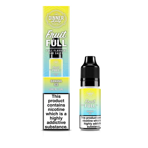 Banana Ice 20mg 10ml Bar Salt Dinner Lady