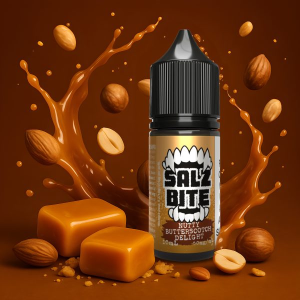 Nutty Butterscotch Delight 10ml 20mg Salz Bite
